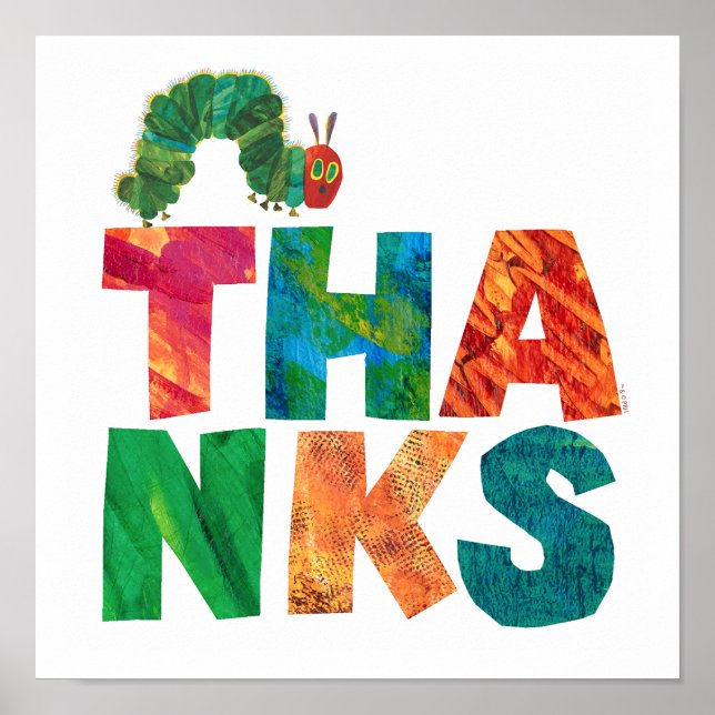 Eric Carle | Tack, vattenpelare Poster (Framsidan)