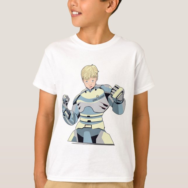 Eric Cookie Robot-pojkens T-shirt (Framsida)