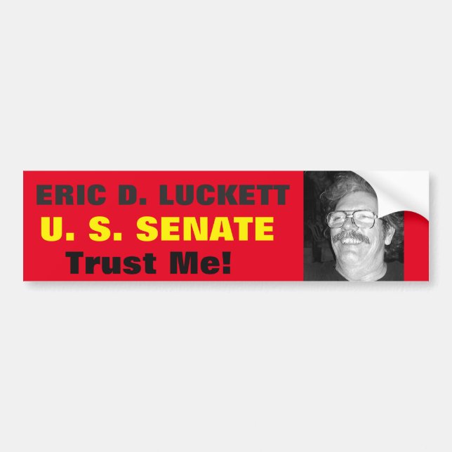 ERIC D. LUCKETT U.S. SENATbildekal EDL001 Bildekal (Framsidan)