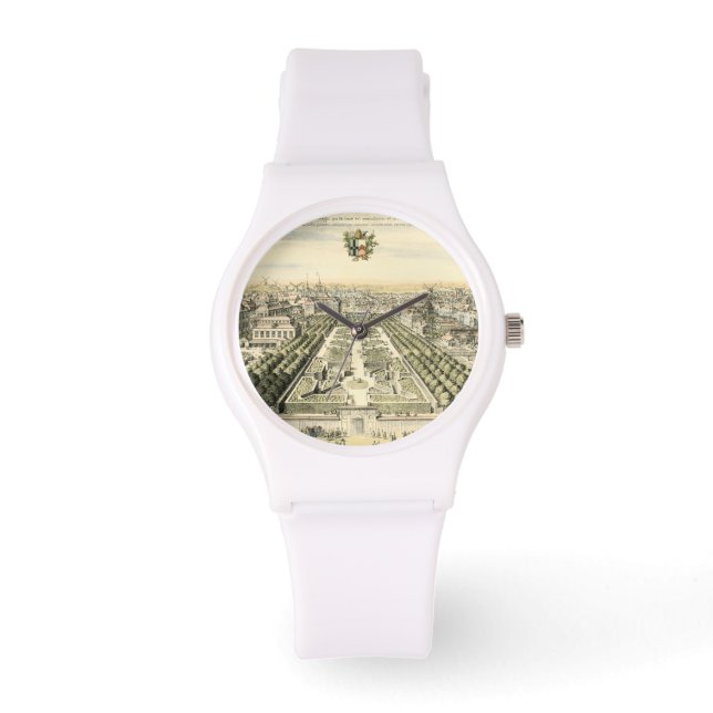 Eric Dahlbergh:s flygvy över Formal Garden Armbandsur (Framsida)