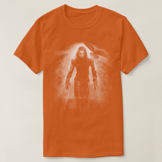 Eric Draven It Cant Rain hela tiden T Shirt (Design framsida)