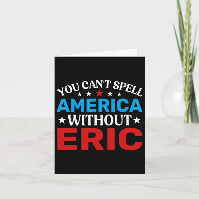 Eric Fjärde juli Patriotism, Eric 4:e av J Kort (Framsida)