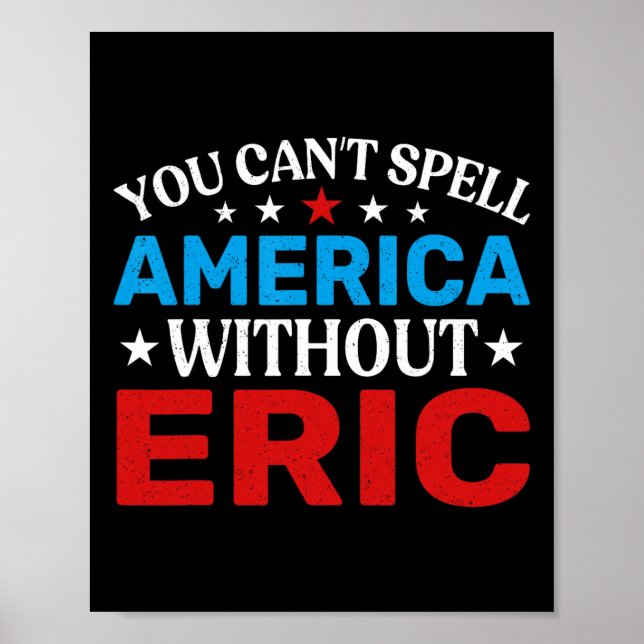 Eric Fjärde juli Patriotism, Eric 4:e av J Poster (Framsidan)