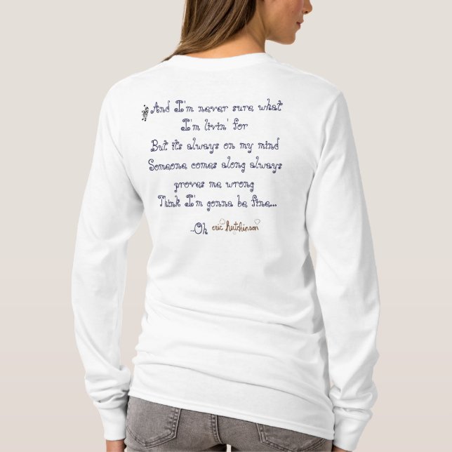 Eric Hutchinson Tee Shirt (Baksida)