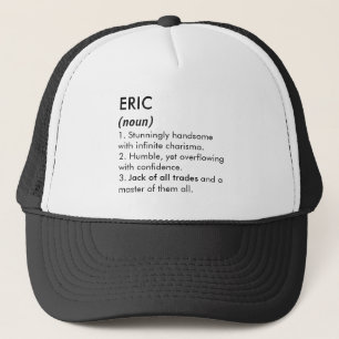 Eric namn, Redigerbart namn, Anpassat namn Keps