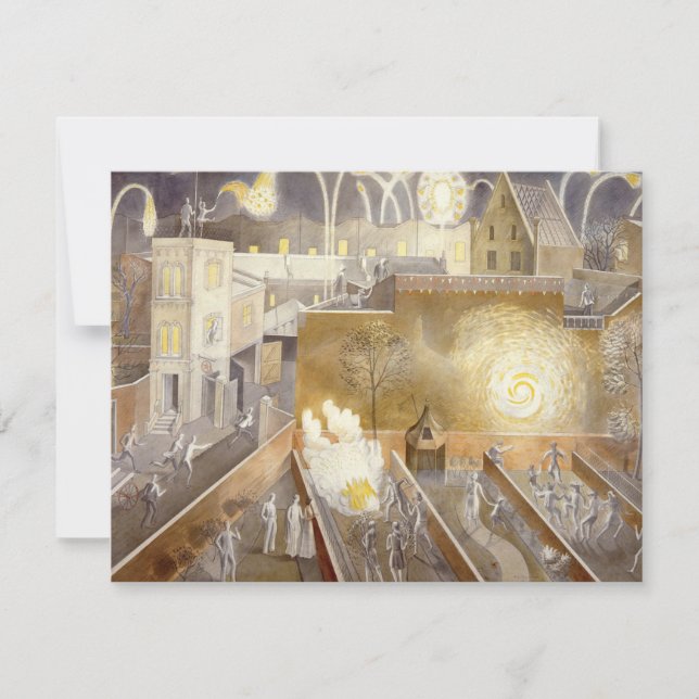 Eric Ravilious art, 5 november Kort (Framsida)