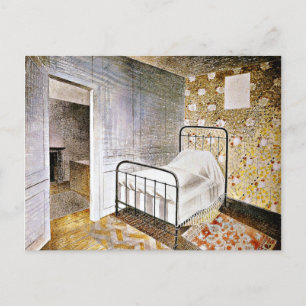 Eric Ravilious art, Bedstead Helg Vykort