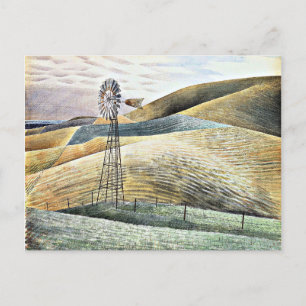 Eric Ravilious art, Kvarn Helg Vykort