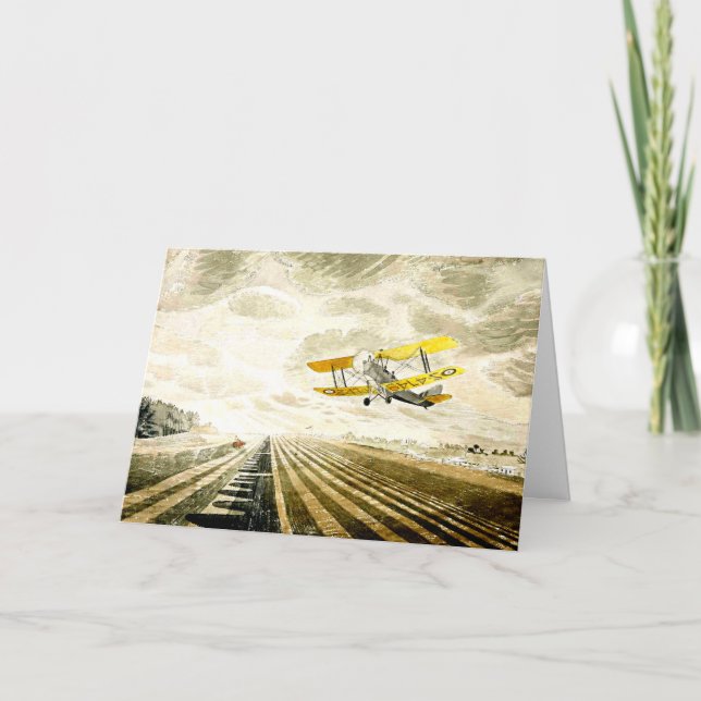 Eric Ravilious Art, Tiger Moth Kort (Framsida)