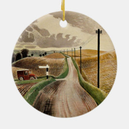 Eric Ravilious art, Wiltshire Ligcape Julgransprydnad Keramik