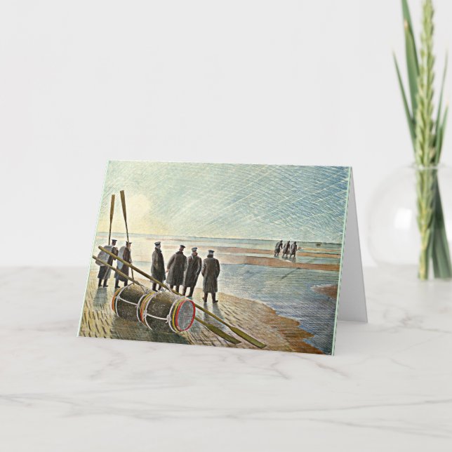 Eric Ravilious - Dangerous Work at Low Tide Kort (Framsida)