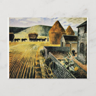 Eric Ravilious - Furlongs, berömd Vykort