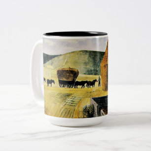 Eric Ravilious - Furlongs Två-Tonad Mugg