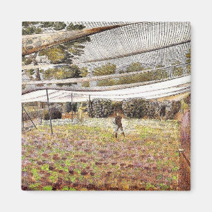 Eric Ravilious-grafik, jordgubbsnetter Magnet