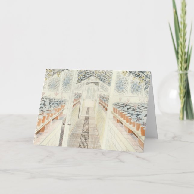 Eric Ravilious, Greenhouse Cyclamen Tomates Kort (Framsida)