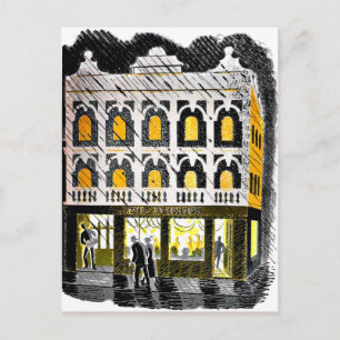 Eric Ravilious - High Street Public House Vykort