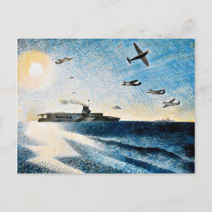 Eric Ravilious - HMS Glorious i Arktis Vykort