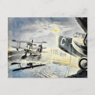 Eric Ravilious - Morgon på Tarmac Vykort