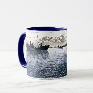 Eric Ravilious - Norge, magi realism konst Mugg