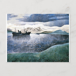 Eric Ravilious - Norge, magi realism konst Vykort