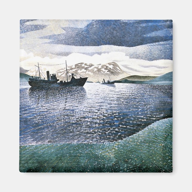 Eric Ravilious - Norge, magisk realism, Magnet (Framsidan)