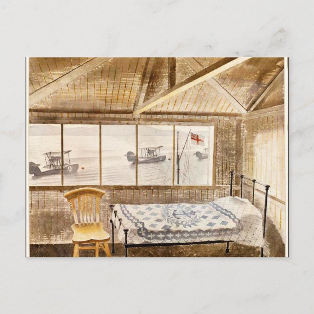 Eric Ravilious - RNAS Sick Bay, Dundee Vykort (Framsida)