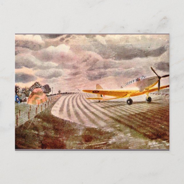 Eric Ravilious teckning, Fairey Battle Vykort (Framsida)