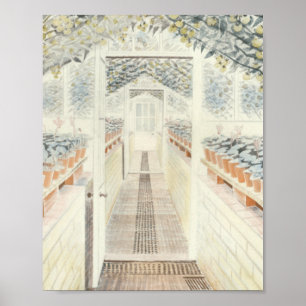 Eric Ravilious The Greenhouse Cyclamen Tomates Poster