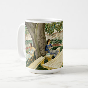 Eric Ravilious - Två kvinnor i en Garden. Kaffemugg