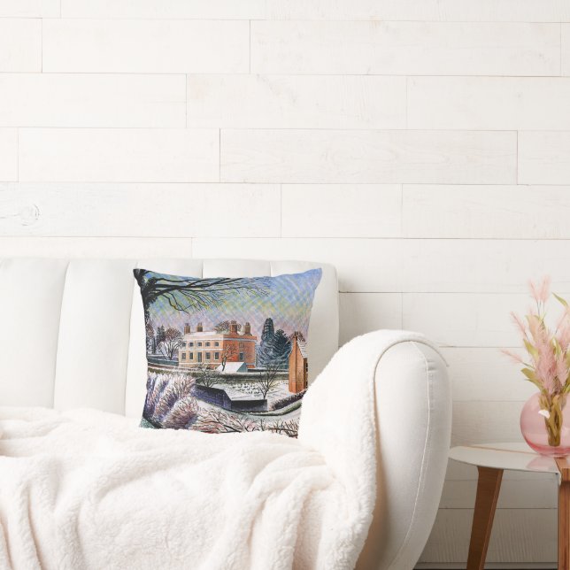 Eric Ravilious - Vicarage in Winter Kudde (Soffa)