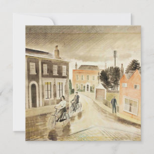 Eric Ravilious - Village Street, bra art Kort