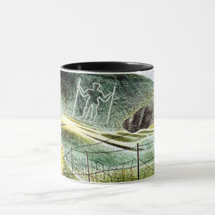 Eric Ravilious - Wilmington Giant, bra konst Mugg