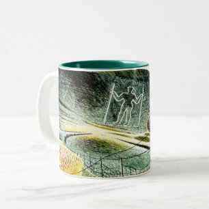 Eric Ravilious - Wilmington Giant Två-Tonad Mugg