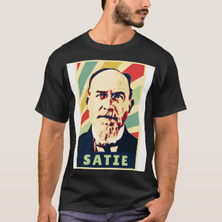 Eric Satie Vintage Färg T Shirt