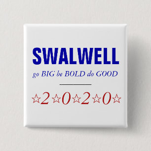 Eric Swalwell Storskalig Bra 2020 Ordförandeska Knapp