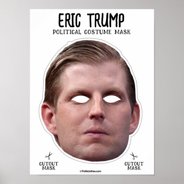 Eric Trump Costume Mask Poster (Framsidan)