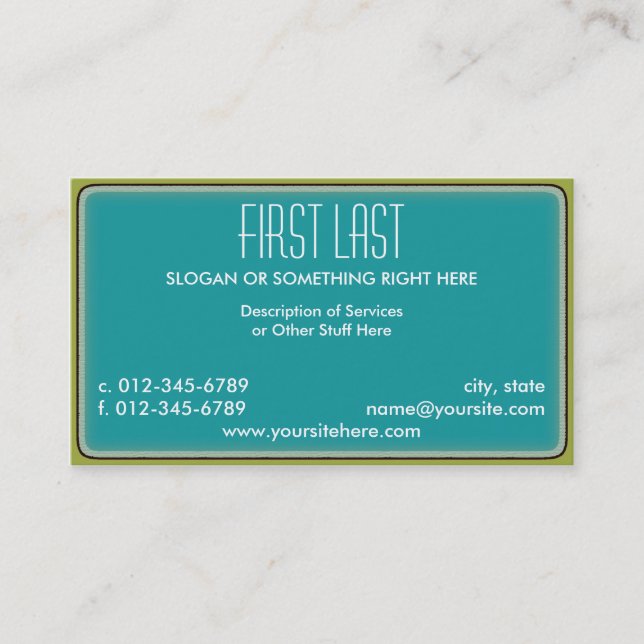 Eric Visitkort (Framsida)