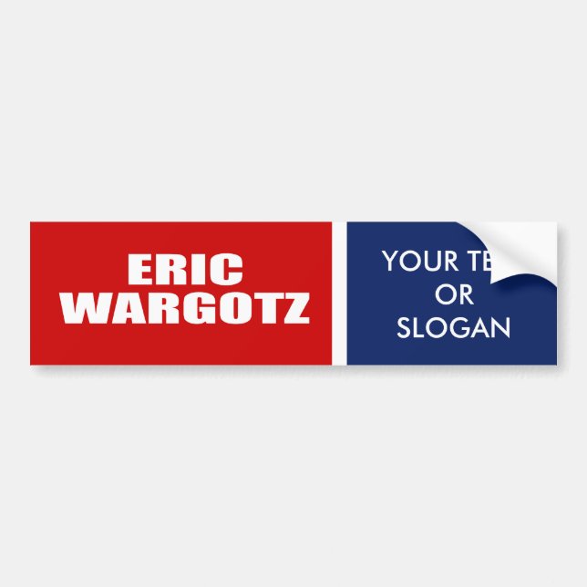 ERIC WARGOTZ FÖR SENAT BILDEKAL (Framsidan)