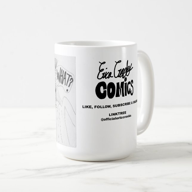 Erica Crooks Comics: Game Show bluff Kaffemugg (Framsida höger)