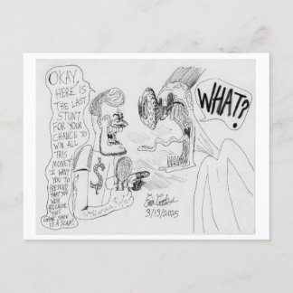 Erica Crooks Comics : Game Show scam Helg Vykort