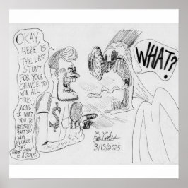 Erica Crooks Comics : Game Show scam Poster