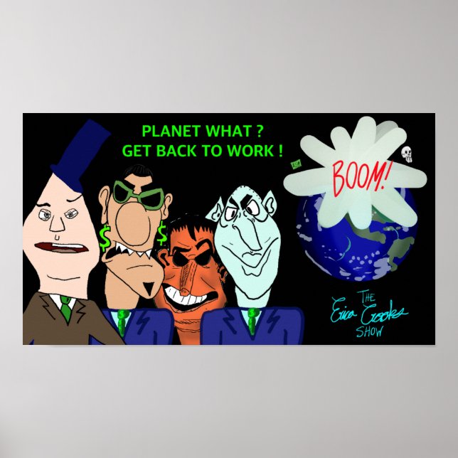 Erica Crooks Show: Evil Business Puppet poster (Framsidan)