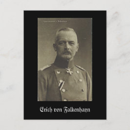 Erich von Falkenhayn Vykort
