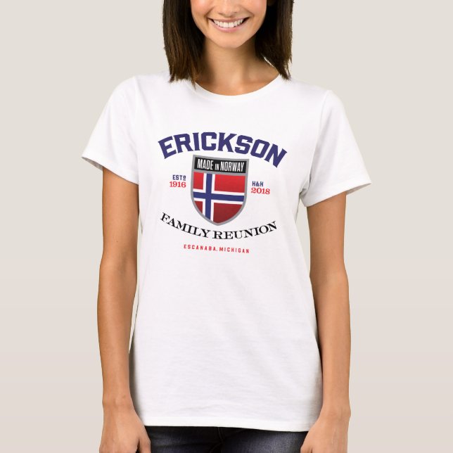 Erickson möte - VanEffen skjortor T Shirt (Framsida)