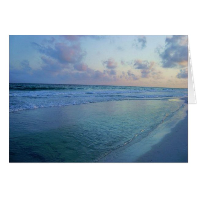 Eric's Blue Tide Hälsningskort (Framsidan Horizontal)