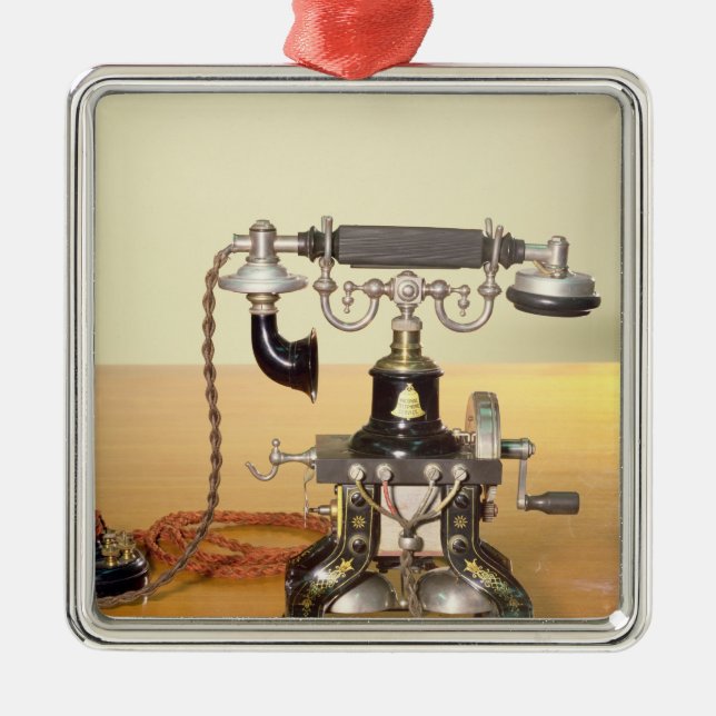 Ericsson ringer, 1890 julgransprydnad metall (Framsidan)