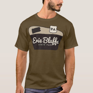 Erie Bluffs State Park Pennsylvania Välkomsttecken T Shirt