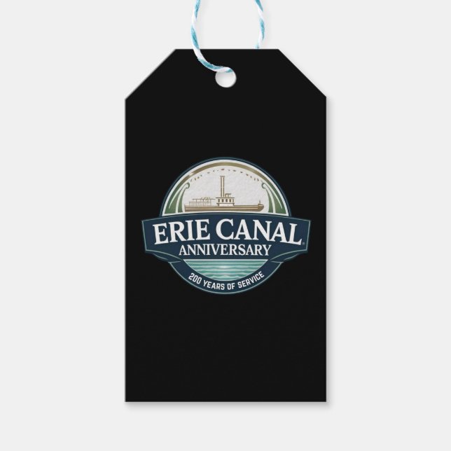 Erie Canal 200th Anniversary Presentetikett (Framsidan)