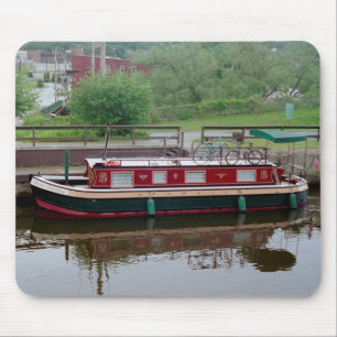 Erie Canal Boat mousepad Musmatta