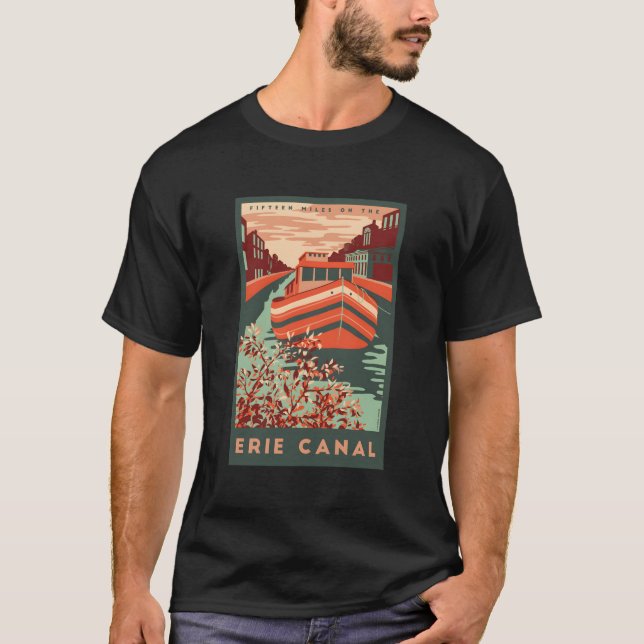 Erie Canal Premium Travel Tee (Framsida)